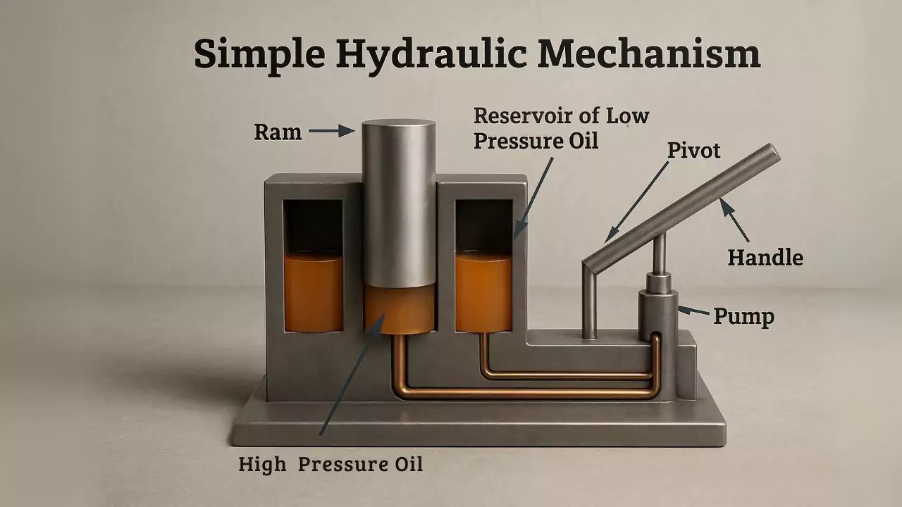 simple hydraulic mechanism