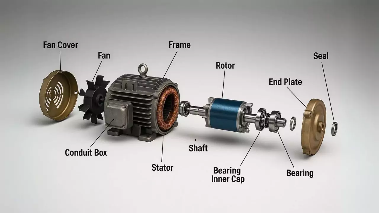 Parts of an Electric Motor