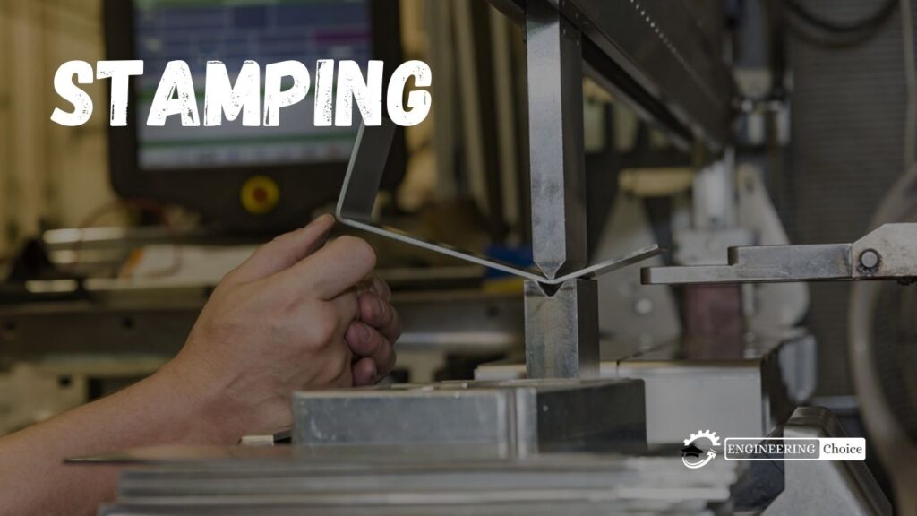 Stamping or pressing is a manufacturing process used to convert flat metal sheets into specific shapes.