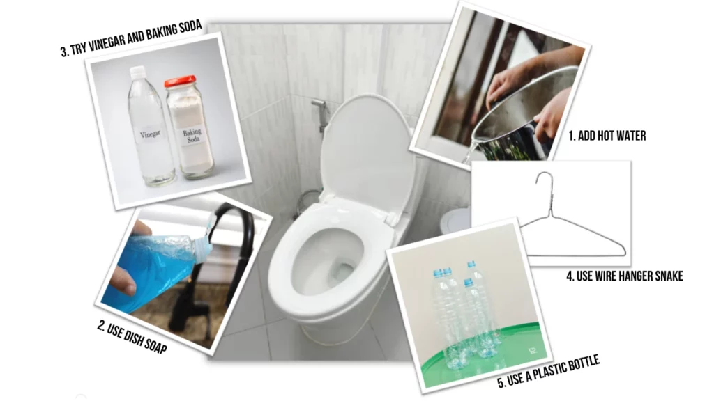 How To Unclog a Toilet Without A Plunger