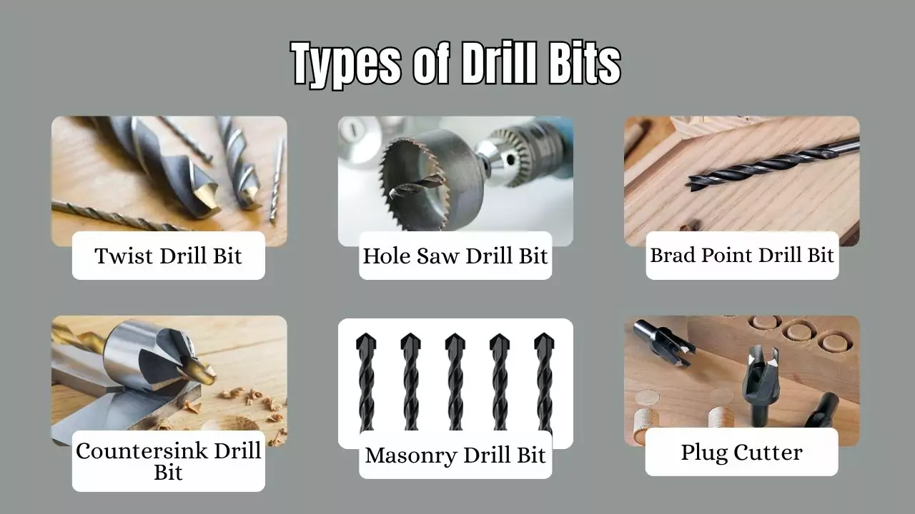 What is Types of Drill Bits